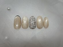 ナナネイル(7.Nail)/立体ツイードネイル