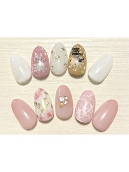 手描きアートが得意なサロン