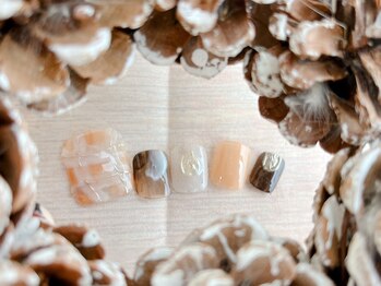 ネイルサロン&スクール ジーナ(GINA)/チェック×ミラーネイル