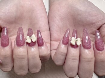 ウサギネイル 新大久保店(usagi nail)/リボンネイル