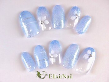 エリクサーネイル 神田(Elixir Nail)/シンプル / クーポン使用