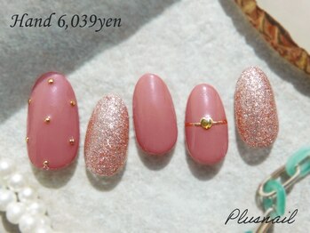 プラスネイル 自由が丘店(PLUS NAIL)/【3140】定額6,039円ハート