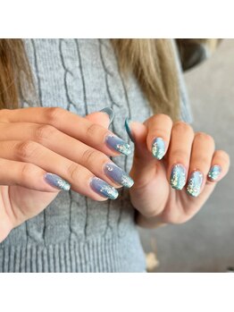 モア ネイル(more nail)/マグネット+グラデーション
