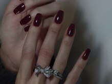 ネイルズ バイ ユイ 外苑前(Nails by Yui)/ボルドーワンカラーネイル