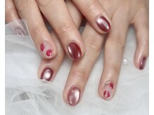 コンサート(Concert)/ローズ×冬のインクネイル