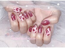 エンジェルネイルサロン(Angel nail salon)/赤ピンクフラッシュXハート
