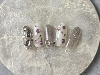 ニアウネイル(niau nail.)/Cherry nail