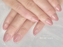 リッシュ トロワ(RICHE trois)/さくらピンクのグラデネイル♪