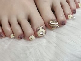 フットネイル　持ち込みデザイン
