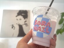 ソラネイル(Sora Nail)の雰囲気（冷たいワンドリンクサービス♪）