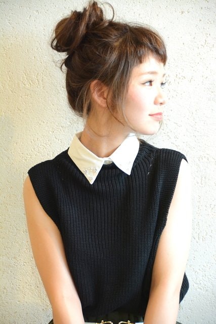 ゆるゆる ふんわり くしゃくしゃ Kawaii お団子ヘアスタイル集 ホットペッパービューティーマガジン