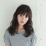 女子力高めのAラインセミロング♡似合わせ前髪で作る重軽バランスがカナメ！