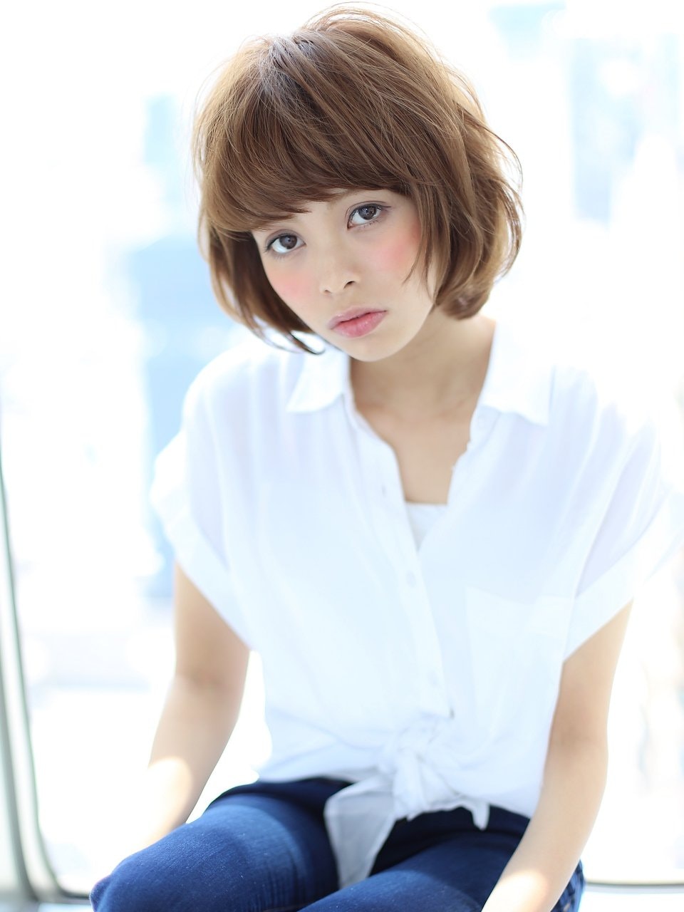 スタイリングも簡単♪くせ毛風のショートヘアで、外国人みたいなニュアンスヘアをゲットしよう☆のサムネイル画像