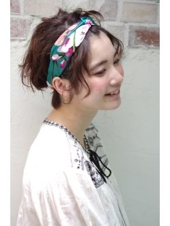 ショートだって「かわいい」って言われたい♡ショートヘアと相性抜群のヘアアレンジ集!のサムネイル画像