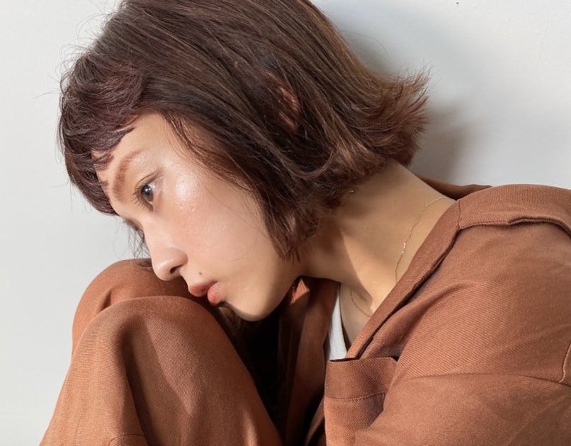 オレンジブラウン ブリーチいらずの暗めカラーでこってり可愛いを作る ホットペッパービューティーマガジン