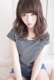 ひし形のセミロングに注目！可愛くてつい真似したくなるスタイルはこれ☆