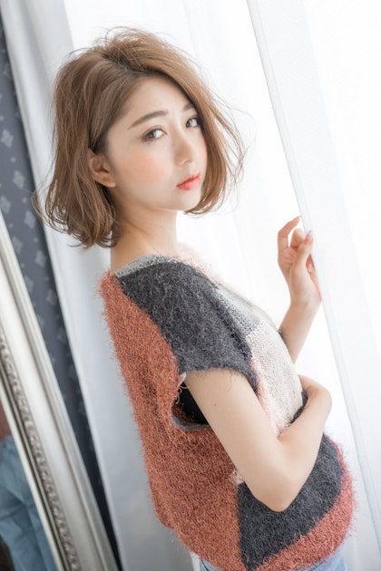 もう輪郭で悩まない 面長さんに似合うシルエットの ワンレンボブ を徹底研究 ホットペッパービューティーマガジン