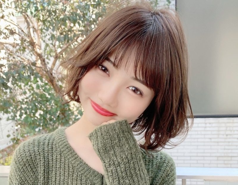 丸顔さんに似合う髪型 21年最新スタイル大特集 顔型を知って自分らしいヘアになろっ ホットペッパービューティーマガジン