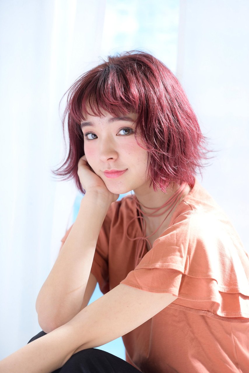 今髪色を変えるなら絶対レッド レッド系カラーで作る うるツヤ美髪 ホットペッパービューティーマガジン