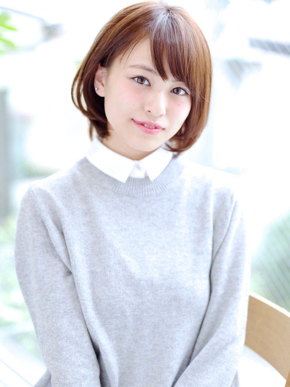 丸みボブでふんわり癒す 今からボブにするならこのスタイルで決まり ホットペッパービューティーマガジン