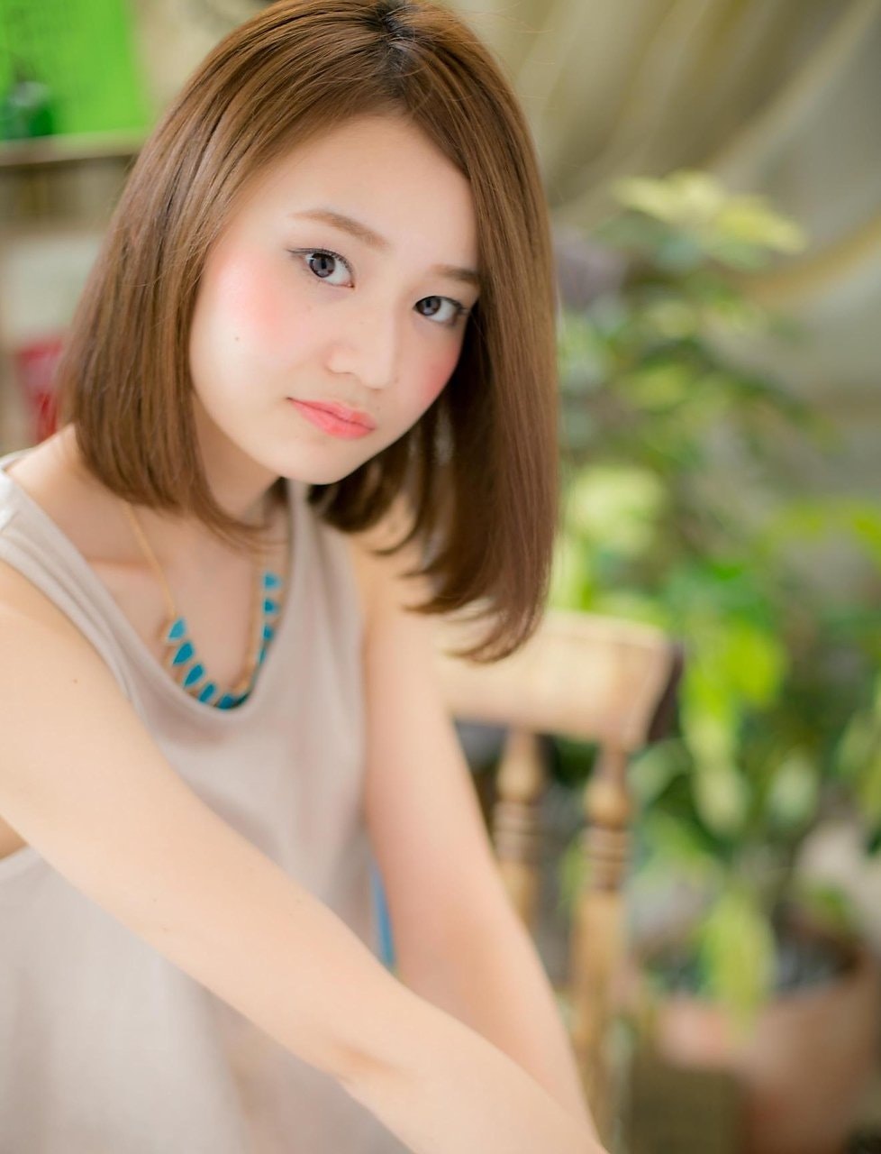 前髪なしの「ワンレングス」ならクール&フェミニンに決まる!小顔も叶うシルエット集♡のサムネイル画像