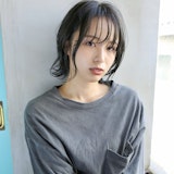 青系のアッシュカラーで女子力UPを叶えよう♡