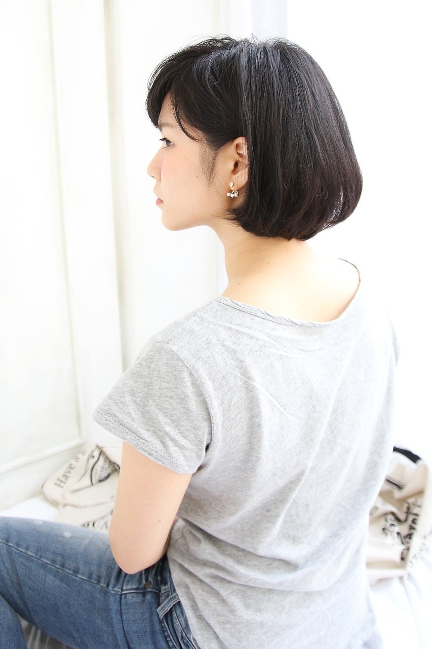 黒髪ボブはこなれ感を演出して あか抜けた大人ボブへと変身しよう ホットペッパービューティーマガジン
