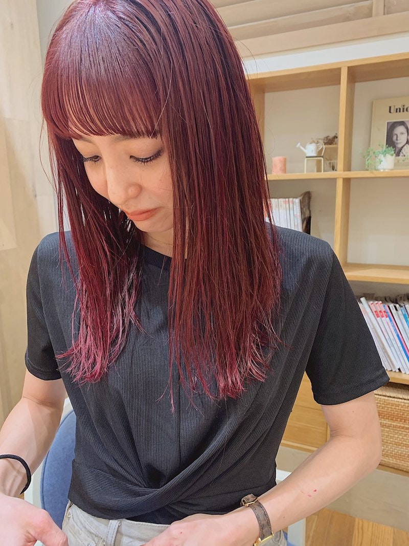 季節の変わり目に チェリーカラーで差がつく女っぽヘアに ホットペッパービューティーマガジン