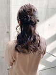 ハーフアップの簡単なやり方 レングス別かけ算ヘアアレンジでもっとおしゃれに ホットペッパービューティーマガジン