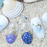 \七夕の日/星空ネイルに願いを込めて☆彡