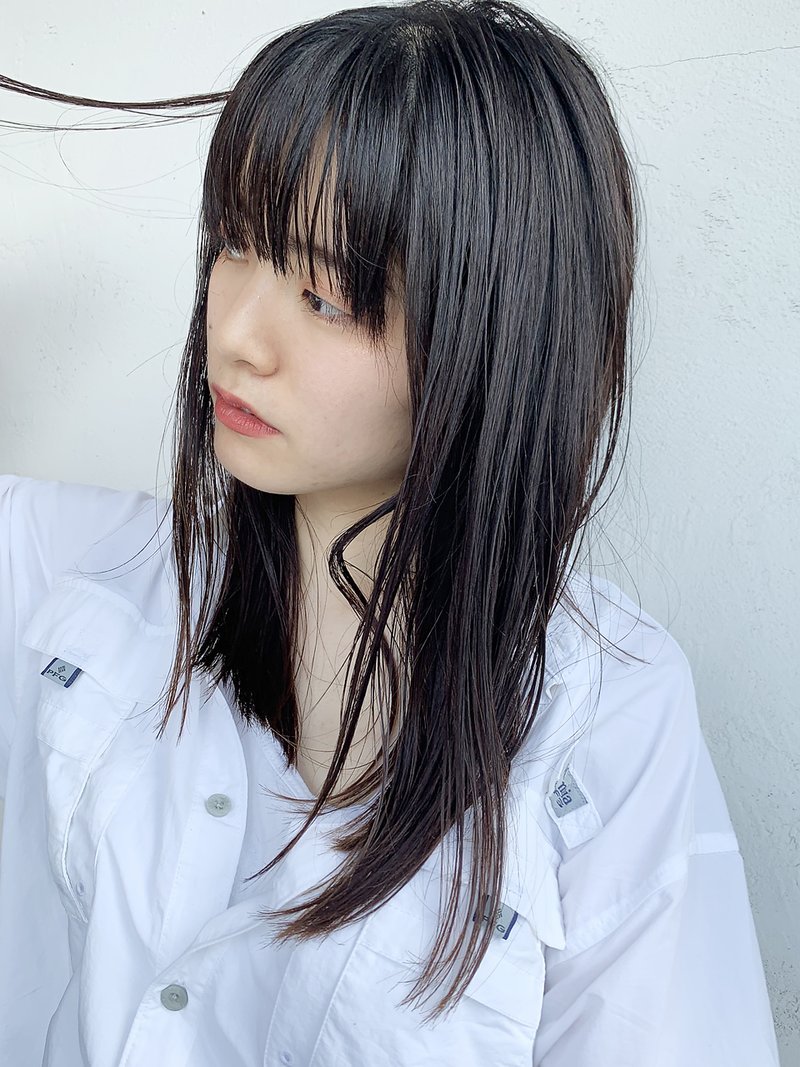 清楚ヘア代表 黒髪ストレートで 愛され女子になるしかないっ ホットペッパービューティーマガジン