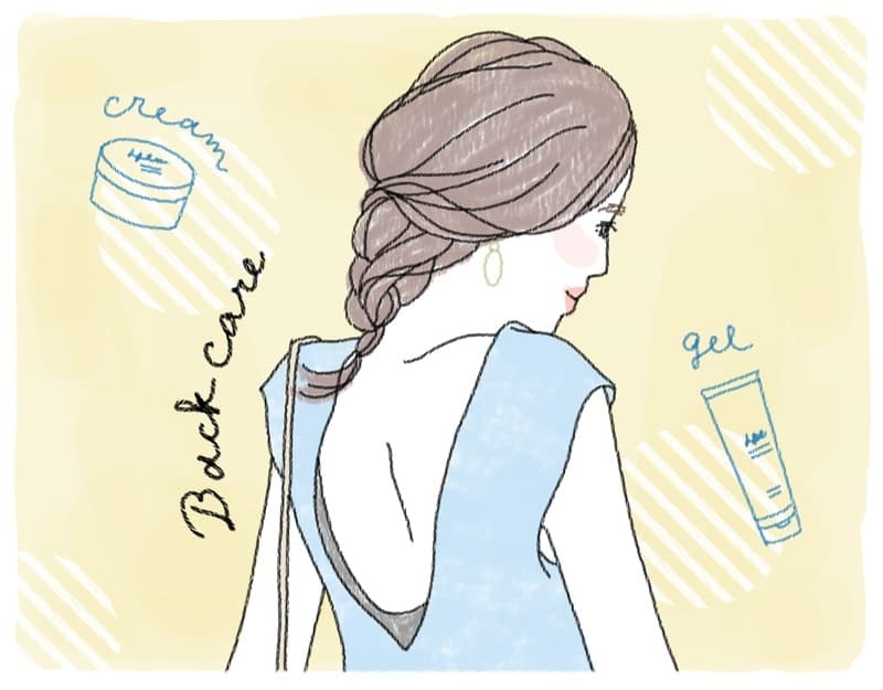 背中ケアって何をすればいいの?美背中を叶える正しい背中ケア方法のサムネイル画像