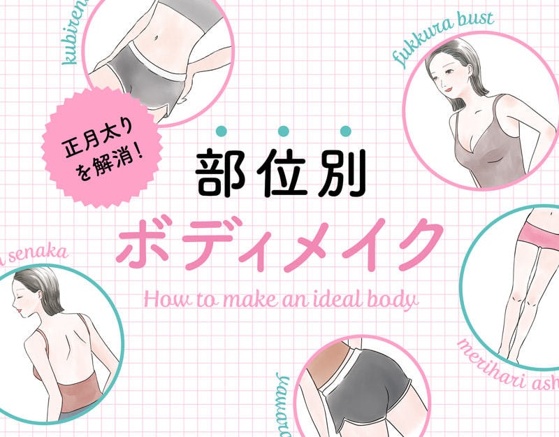 理想を叶える♡部位別ボディメイクのサムネイル画像