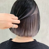 【最旬トレンド】黒髪ボブはポイントカラーで個性を出す!おすすめカラースタイル特集♡