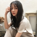 Londfille 佐藤詩穂 黒髪でも可愛いほつれウェーブ