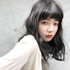 ★ 黒髪×くせ毛風パーマ×セミディ ★★