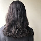 ★ダークバイオレット。外ハネ × mix巻き