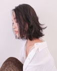 抜け感ラフウェーブミディアム
