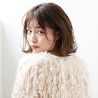 抜け感ボブ×オン眉シースルーバング