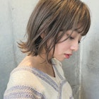 小顔ワンサイド耳かけボブ