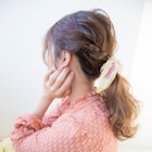 大人可愛い上品レディに☆ふんわり柔らかダウンポニー