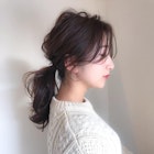 ローポニーヘアアレンジミディアム【chou-chou 北林夏実】