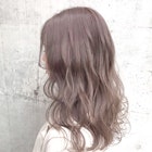 ba2203透明感ミルクティーブラウンインナーカラーくびれセミディ