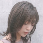 ゆるふわナチュラルくびれ外ハネミディアム