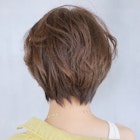 カジュアルマッシュショート_ネイビーカラーフレンチボブ_36034