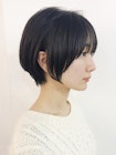 ▲人気スタイル マニッシュショート 丸みショート 黒髪