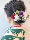 【LA PENSEE】卒業式 成人式セット ギブソンタック ヘアアレンジ