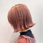 ピンクベージュ_ことりベージュウォーターフォール_ba256242