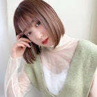 【GARDEN伊藤愛子】シンプルストレートボブ