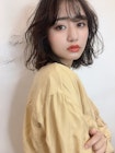 [アフロート鎌倉彩]大人可愛いゆるふわモテパーマボブミディ